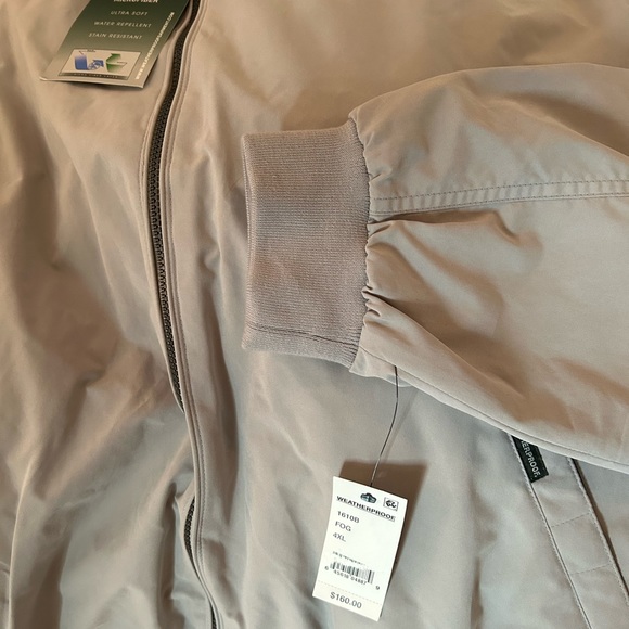 Weatherproof Fog Waterproof Warm Bomber Winter Jacket grayish size 4XL - Picture 7 of 12